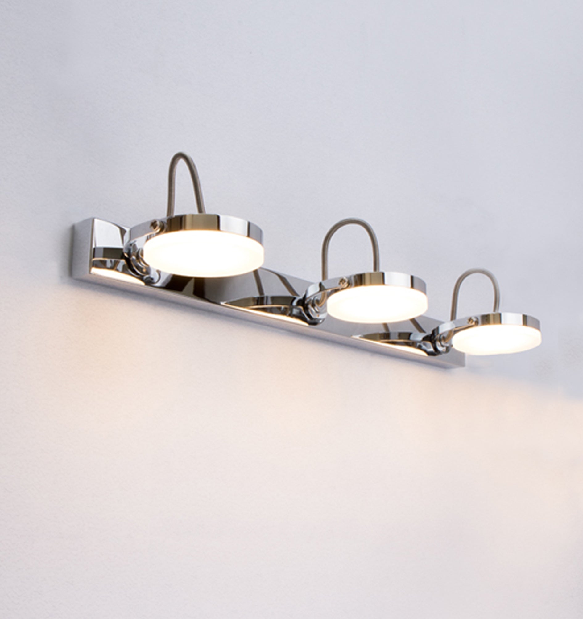 SEATTLE: LED Interior Adjustable Long Bar Chrome Wall Light