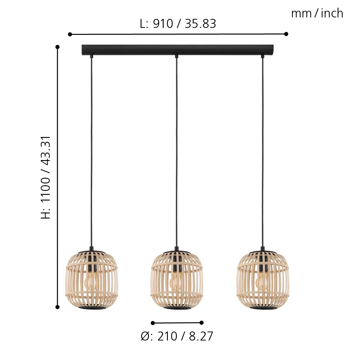 BORDESLEY Pendant Light 