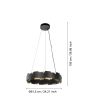 ALTAGRACIA H/L 70W LED BLK/GLD