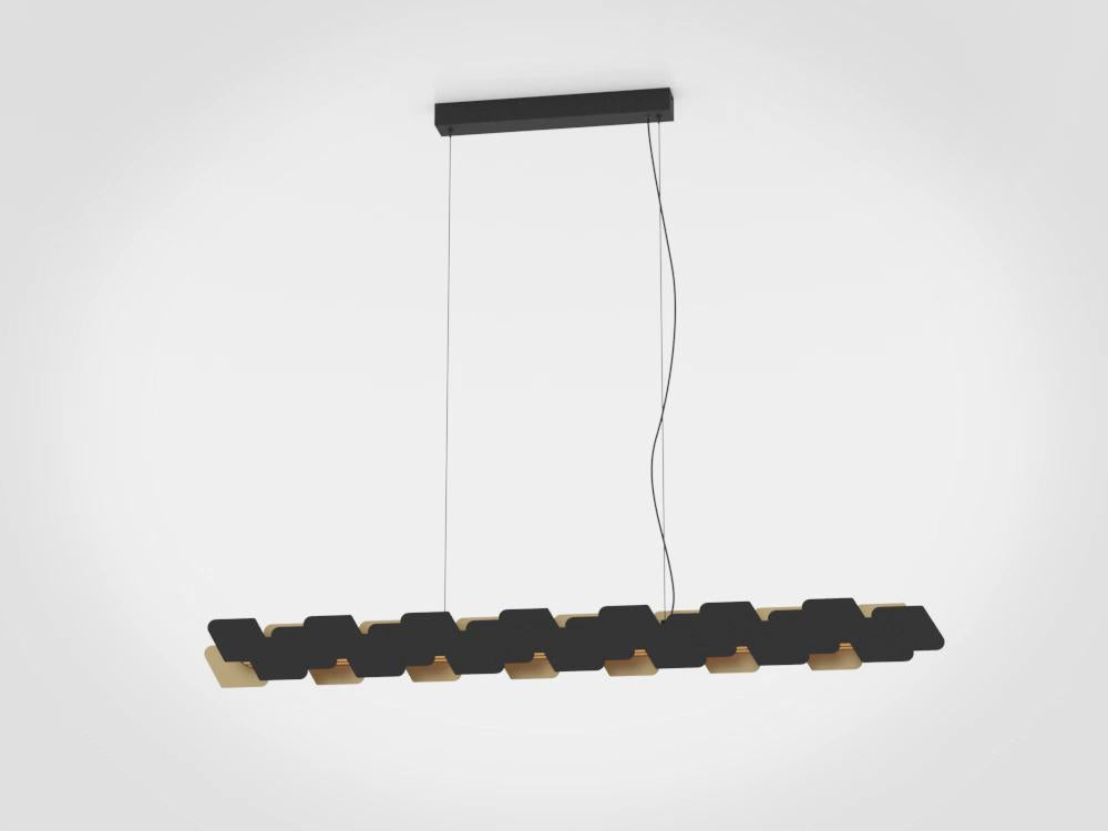 ALTAGRACIA H/L 44W LED BLK/GLD 