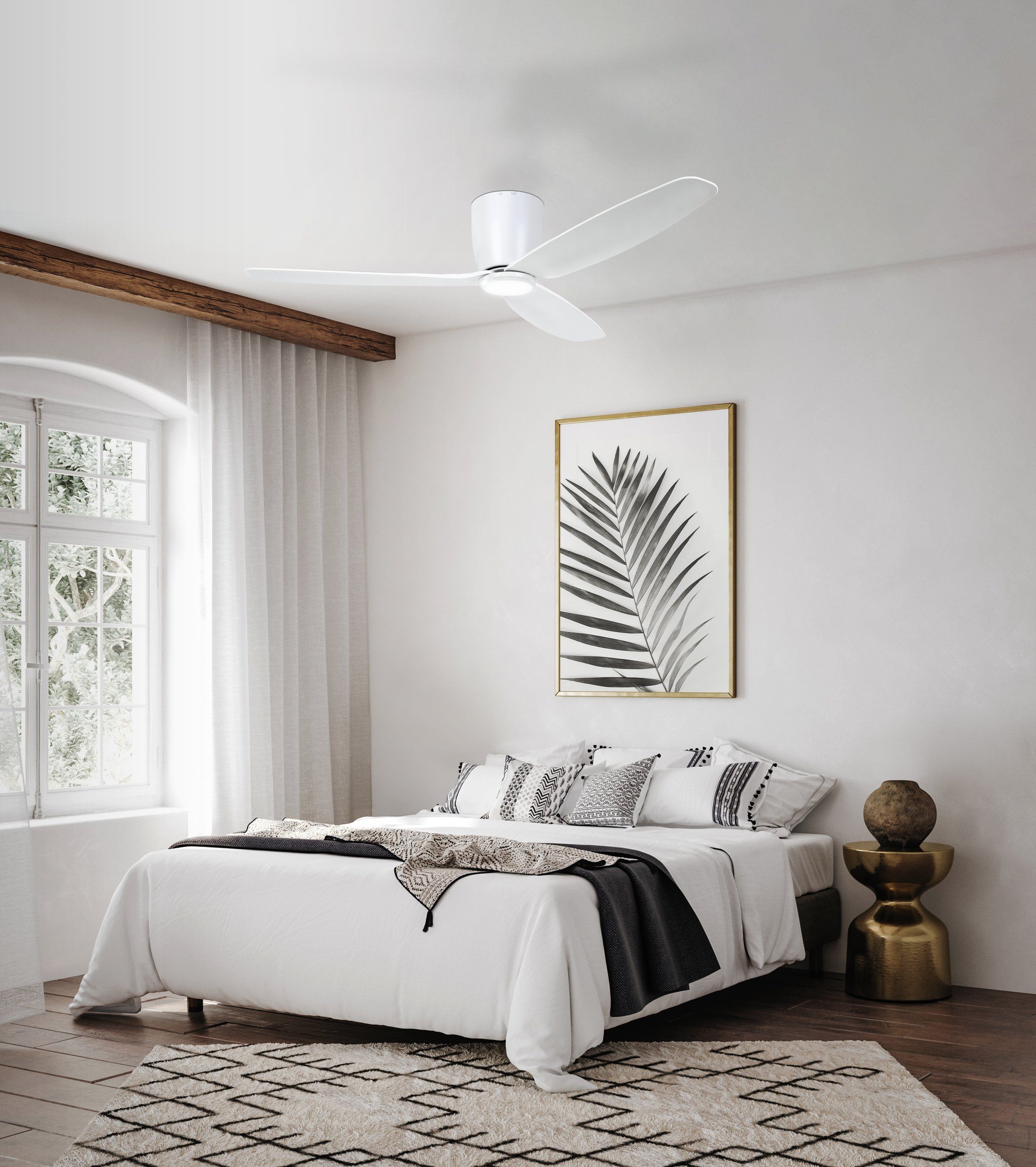 SEACLIFF 52 DC Hugger Ceiling Fan 