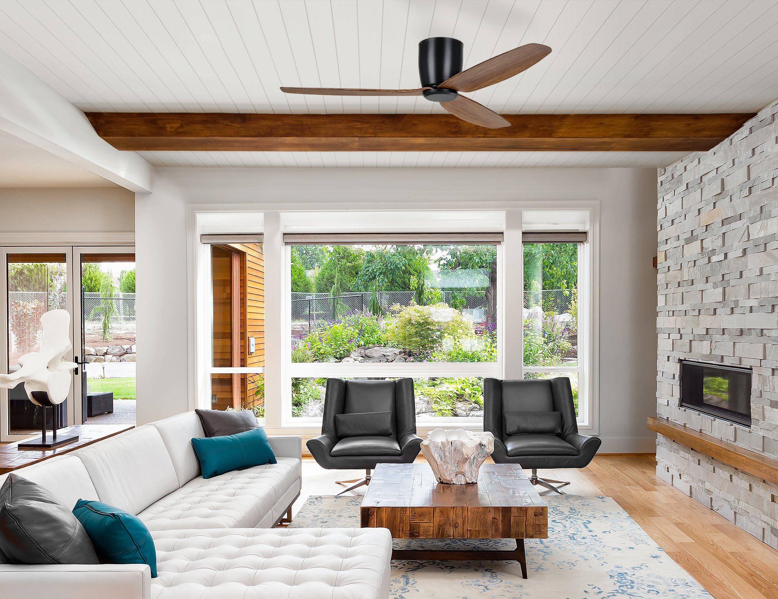 SEACLIFF 52 DC Hugger Ceiling Fan 