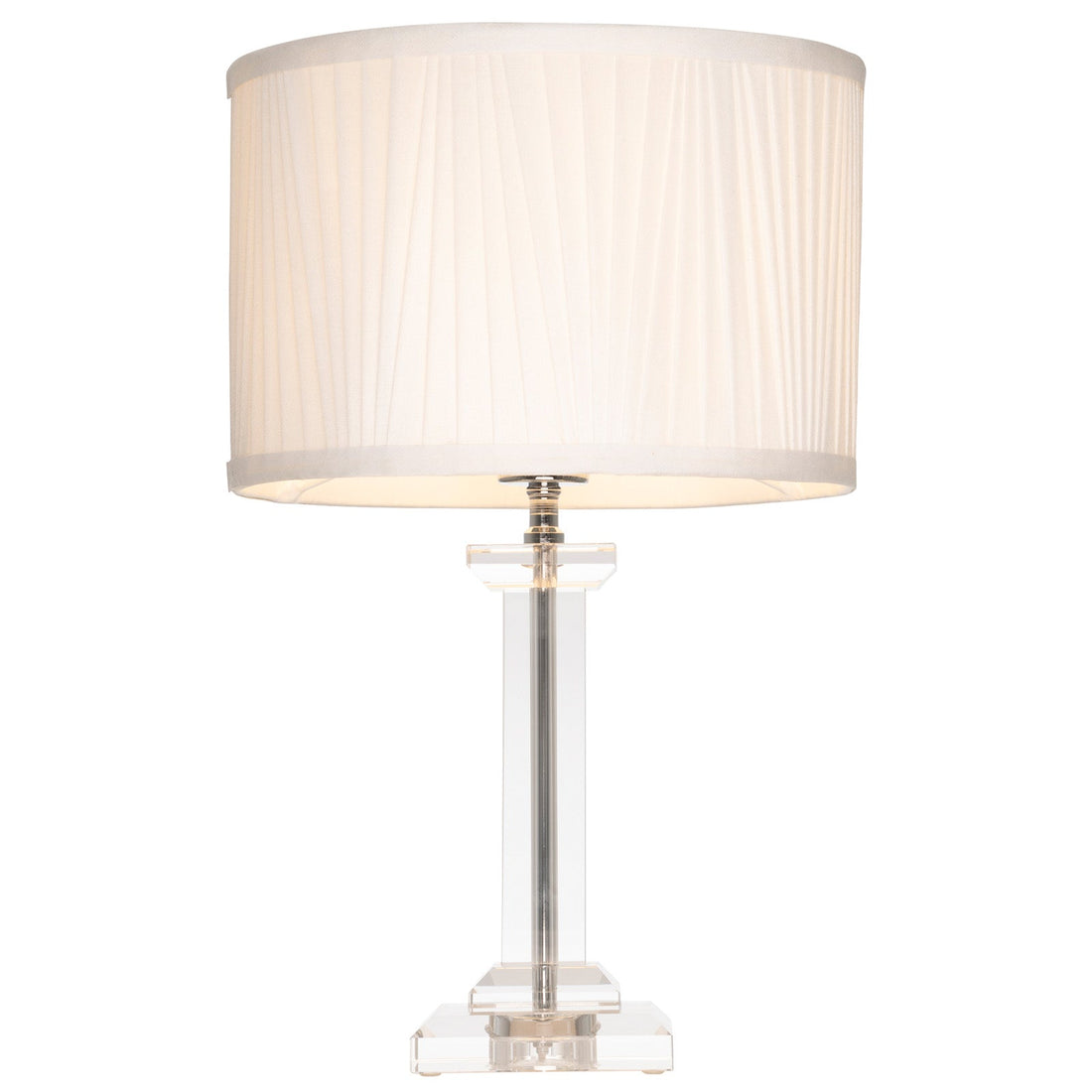 Albion Pleated Crystal Table Lamp