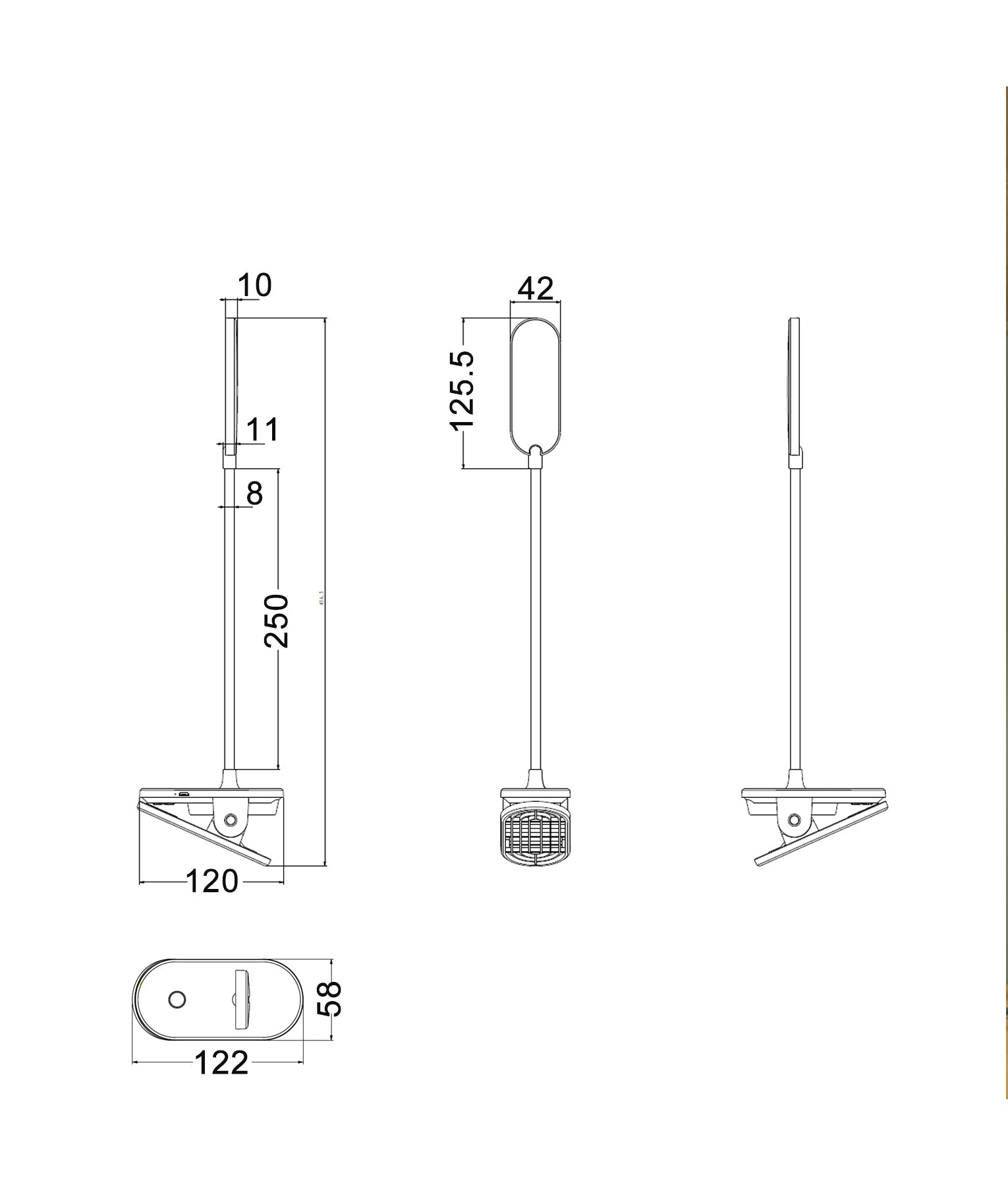 BUDDY LED Clip Lamp