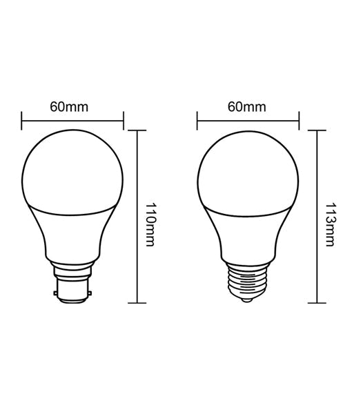 BUG: LED GLS Bug Globes (7W)