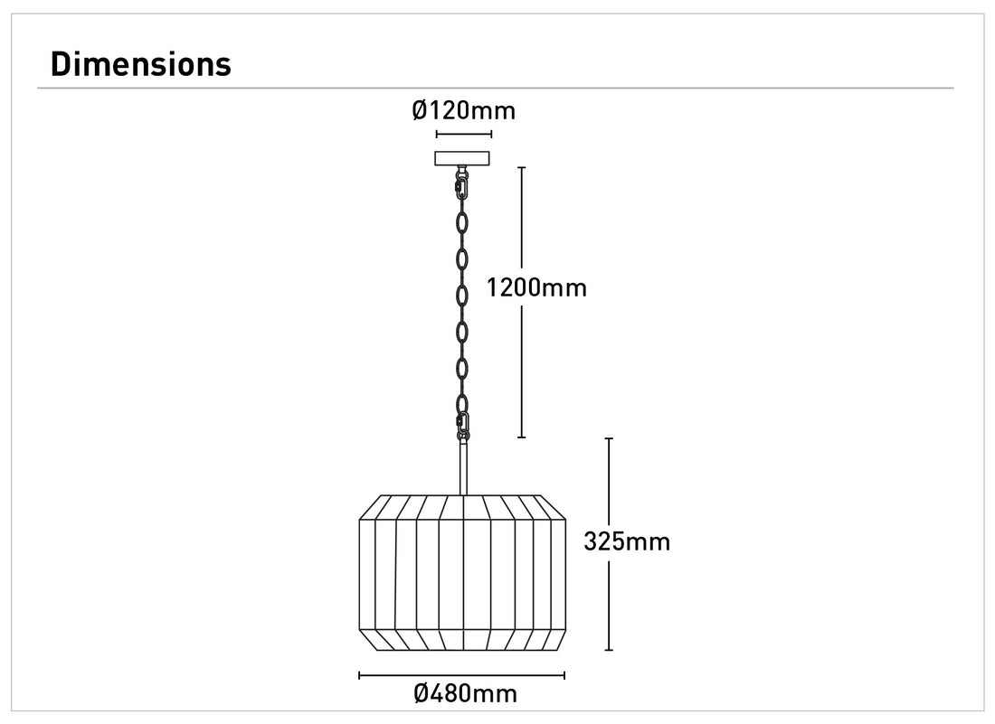 Olympia 4Lt Pendant Light