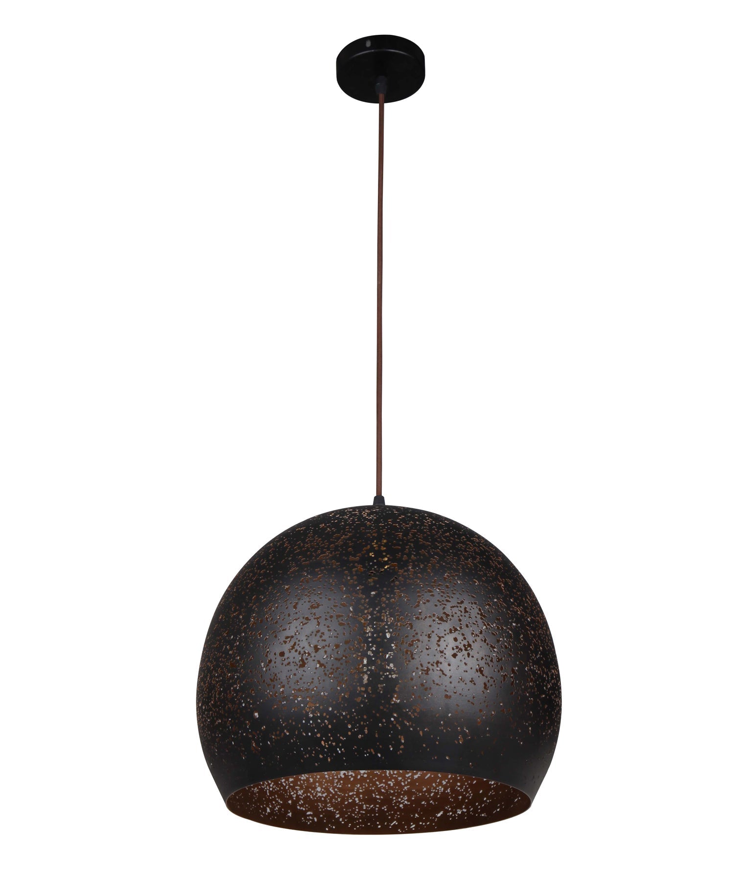 CELESTE: Bohemian Rustic Embossed Dome Shape Pendant Light