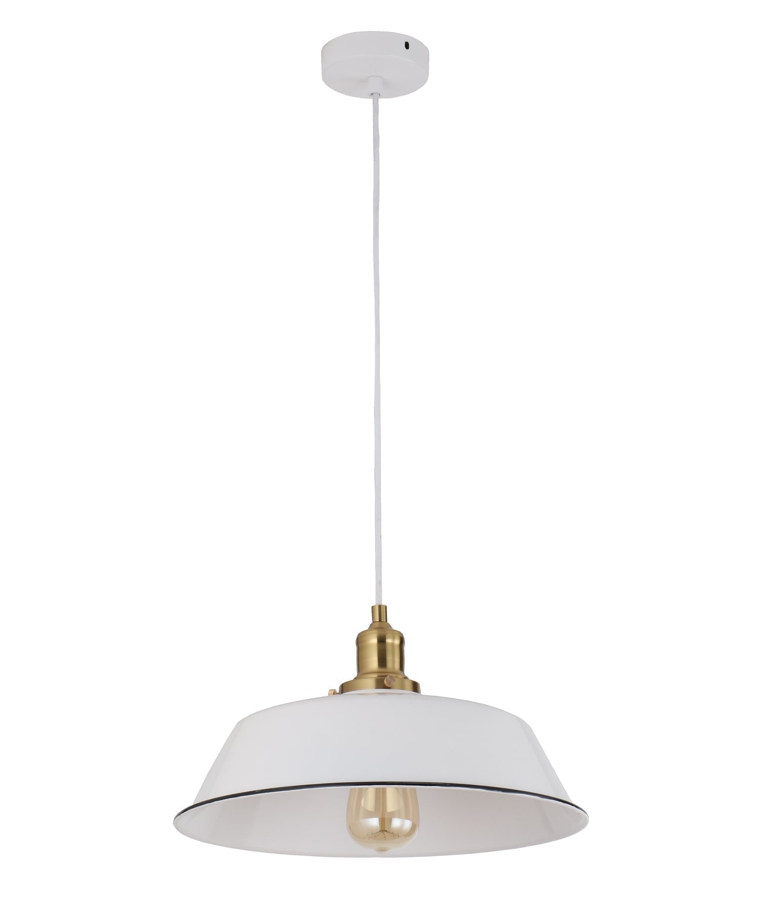 CEREMA: Interior White Dome Pendant Light