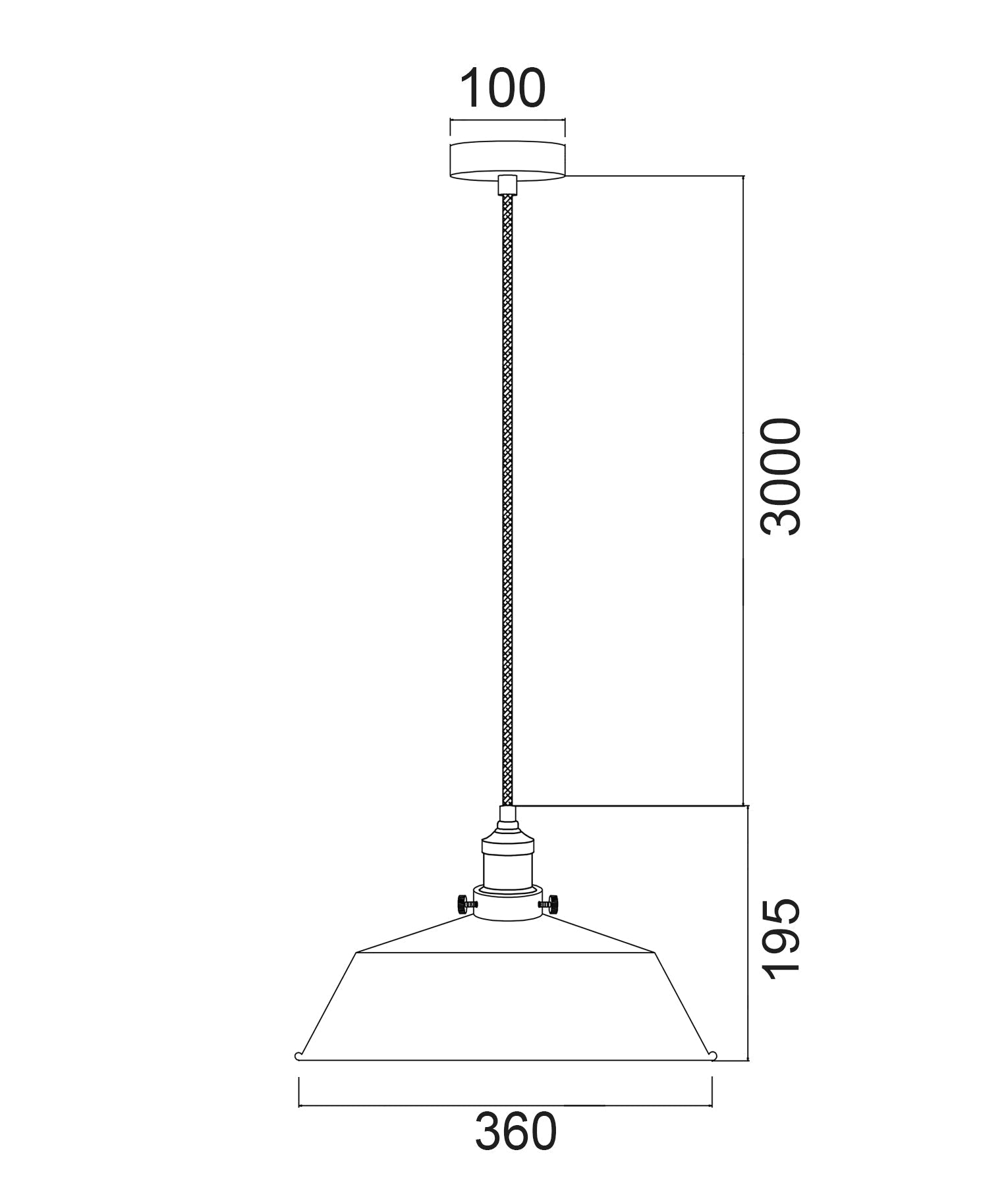 CEREMA: Interior White Dome Pendant Light