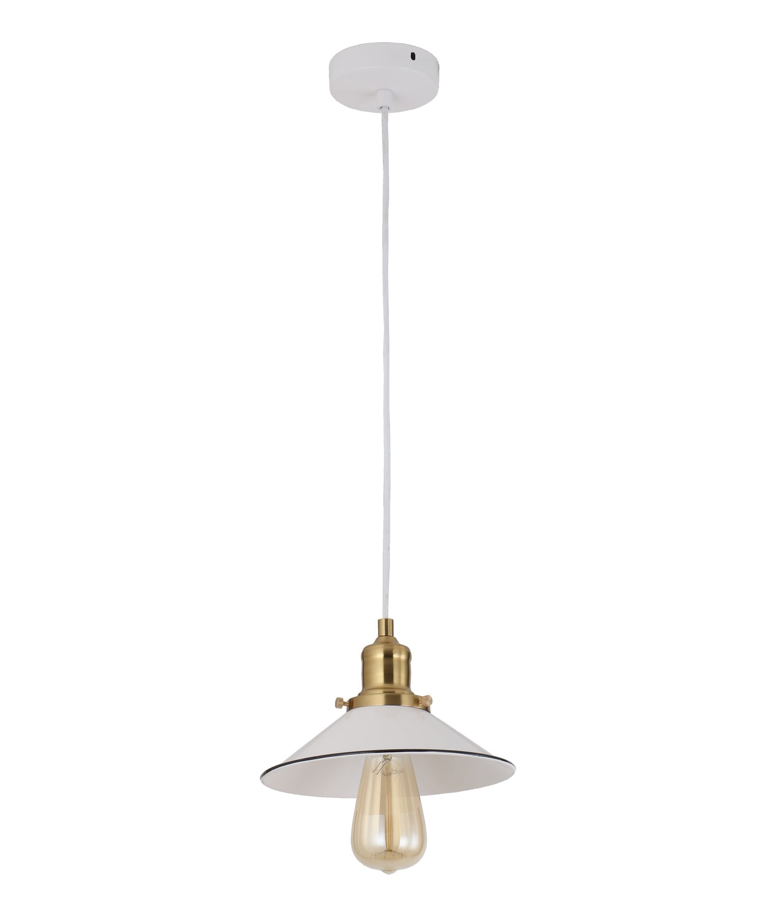 CEREMA: Interior Small White Coolie Pendant Light