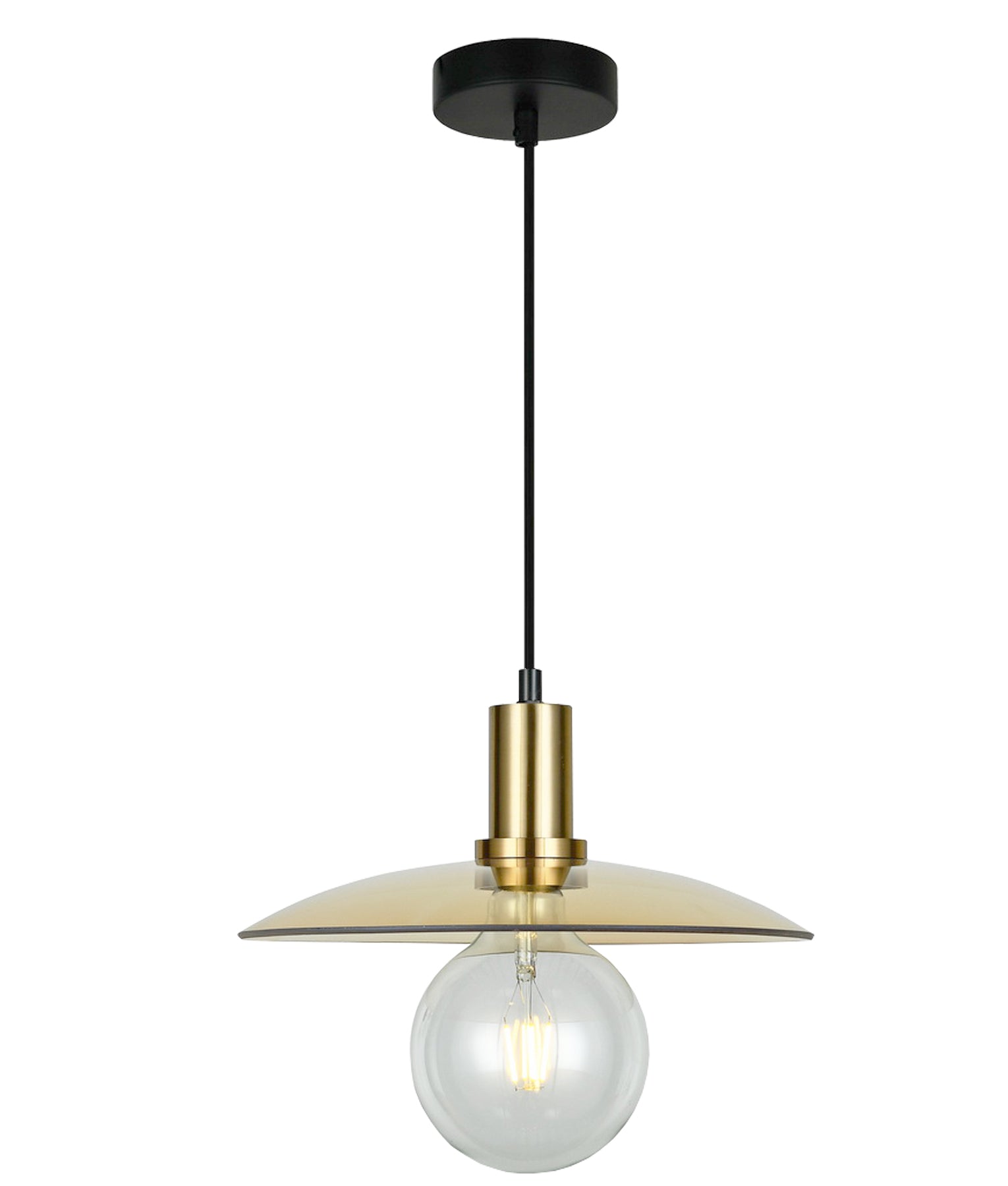 CHAPEAU: Interior Glass Coolie Large Pendant Lights