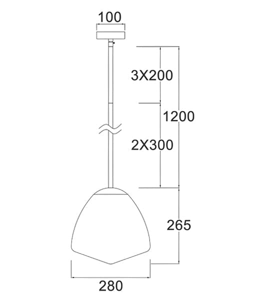 CIOTOLA: Interior Tipped Medium Dome Frosted Glass Pendant Lights