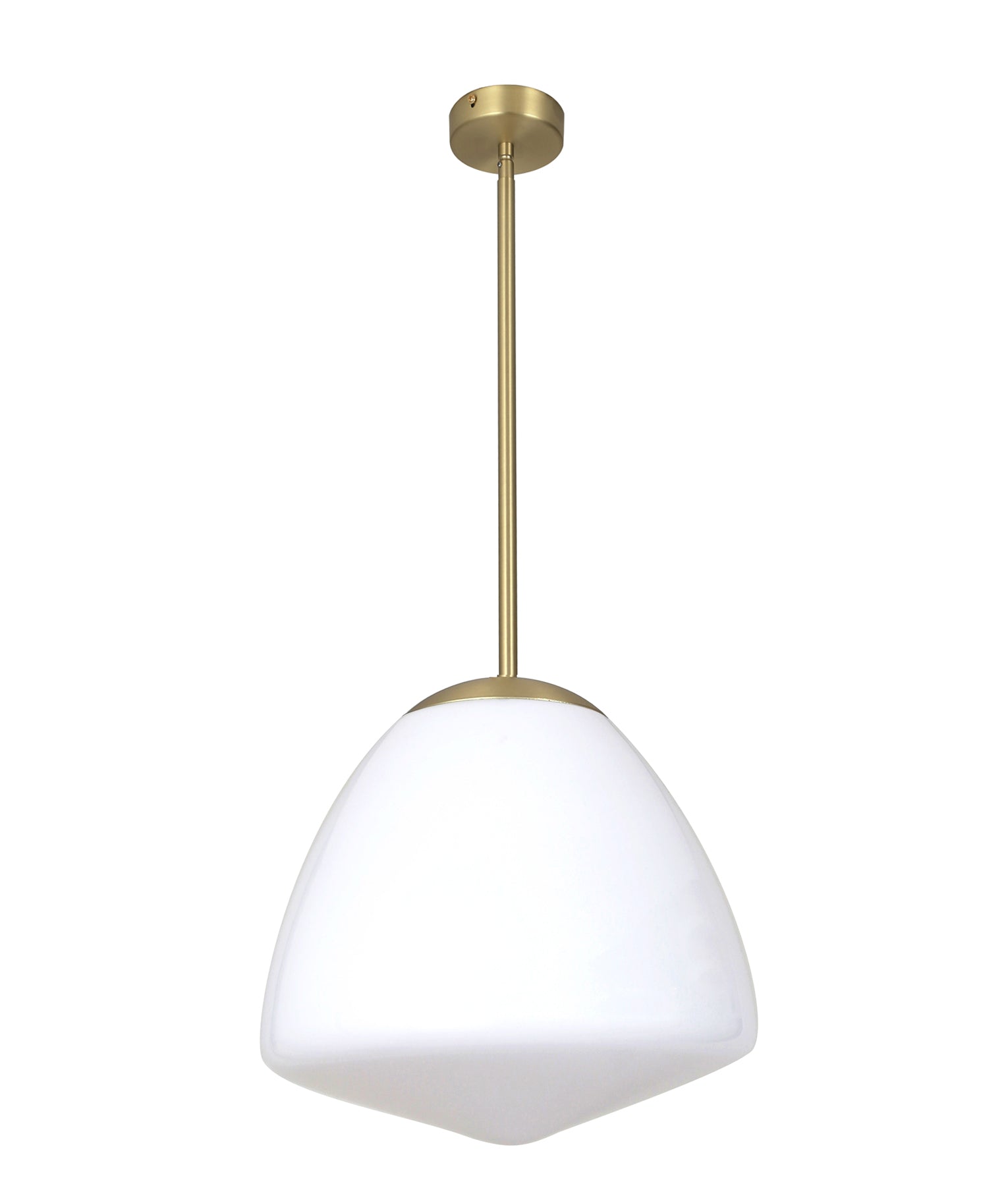 CIOTOLA: Interior Tipped Large Dome Frosted Glass Pendant Lights