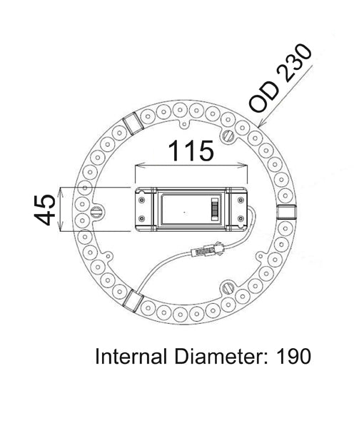 CKTRI: LED Tri-CCT Oyster Conversion Kits (12-24W)