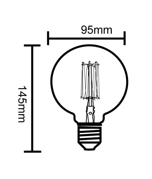 G95 Carbon Filament Globes