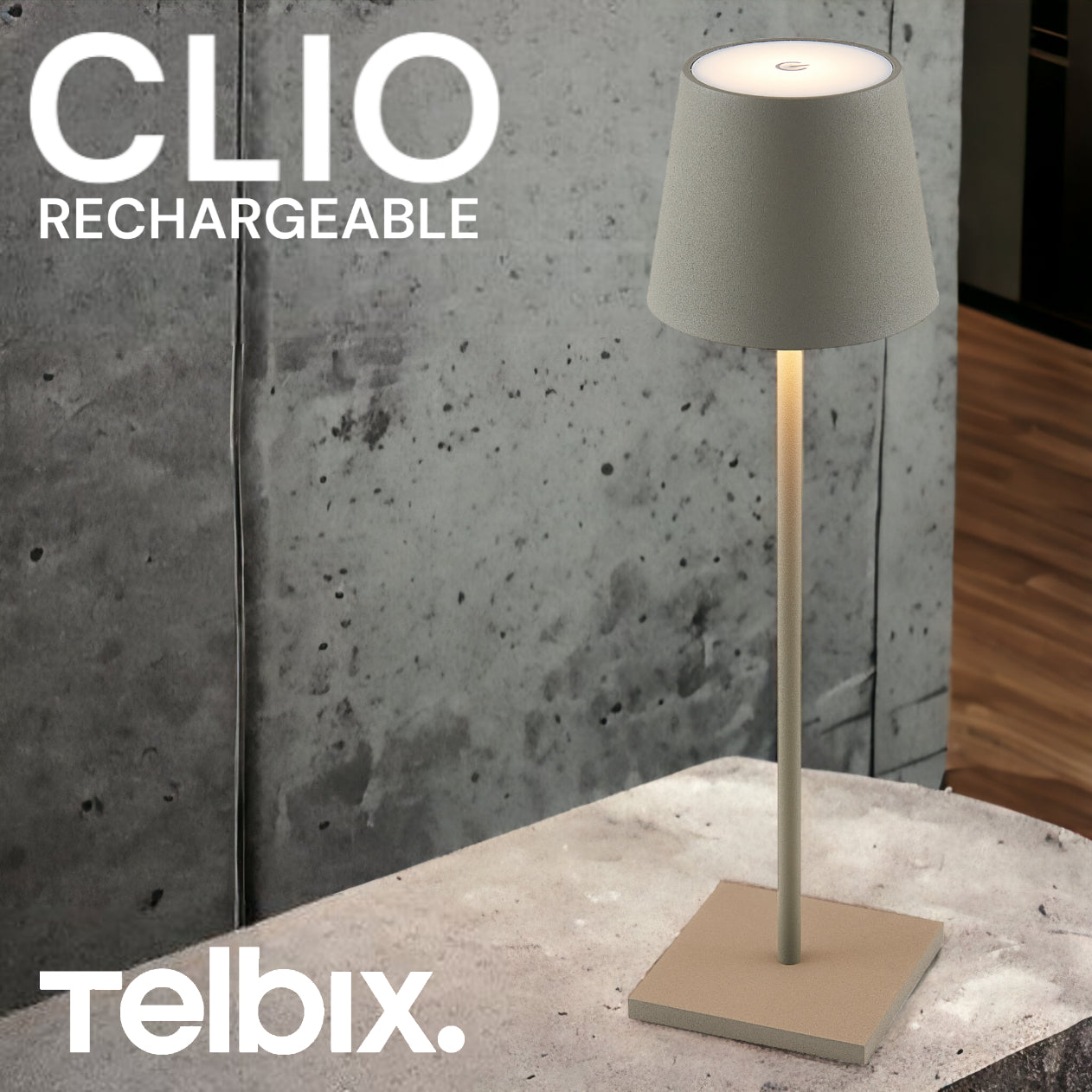 CLIO RECHARGEABLE TABLE LAMP