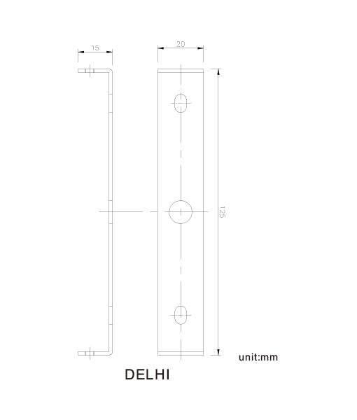 DELHI Interior LED surface mounted wall light