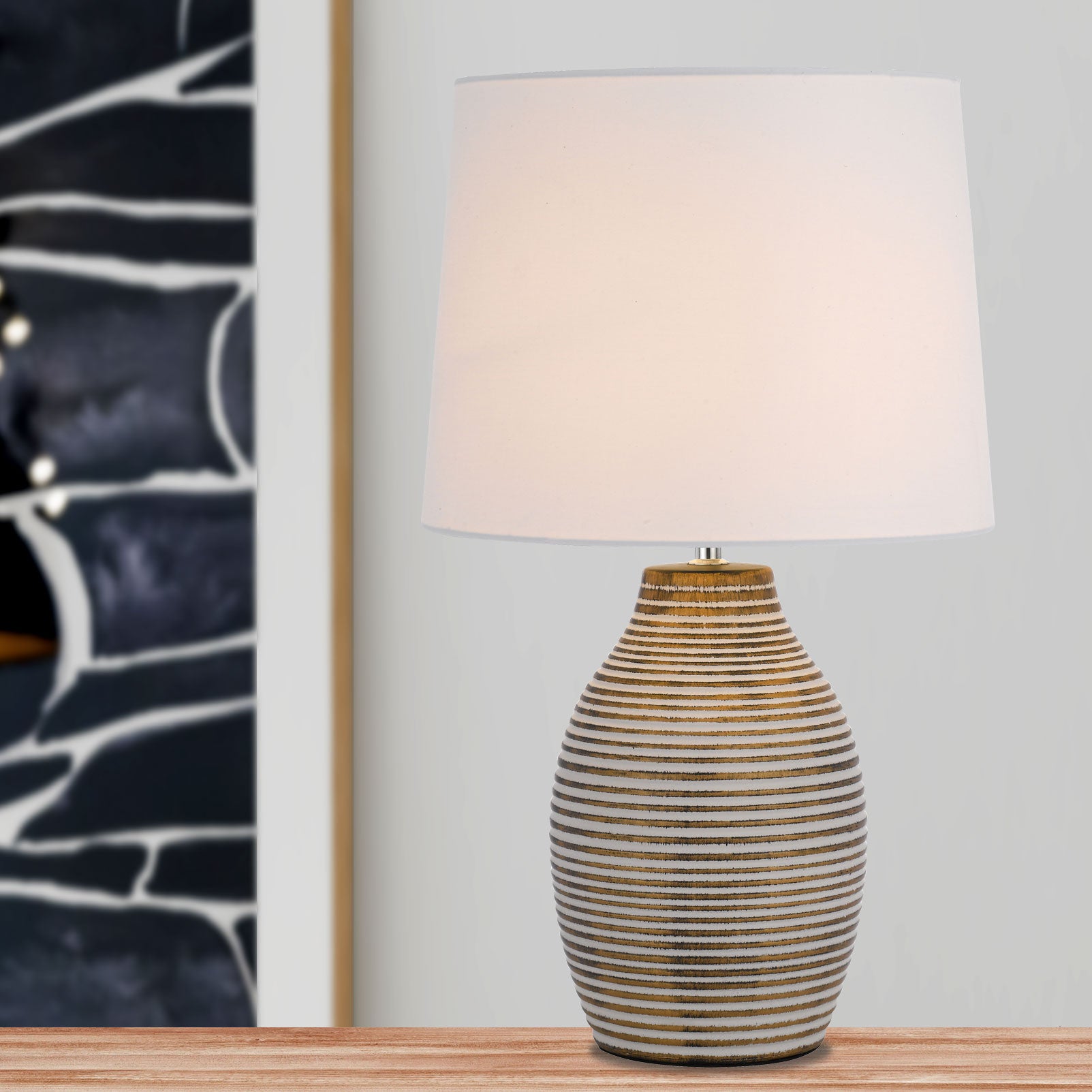 EARTH CERAMIC TABLE LAMP