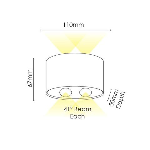 Opula 2 Wall Light-WH-5K