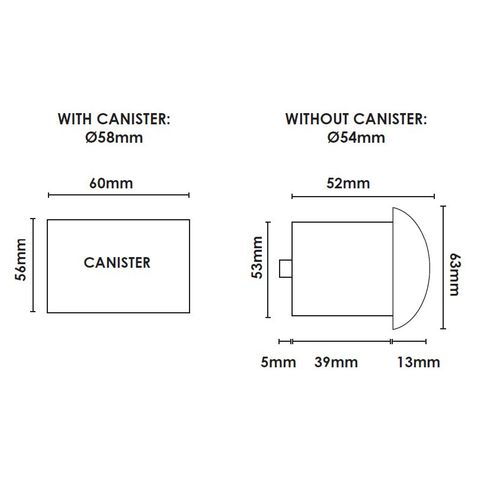 Kroll 1-12v-WH-3K Exterior Wall Light