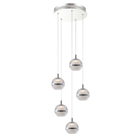 POD LED Pendant Light -5 Light - 3000K