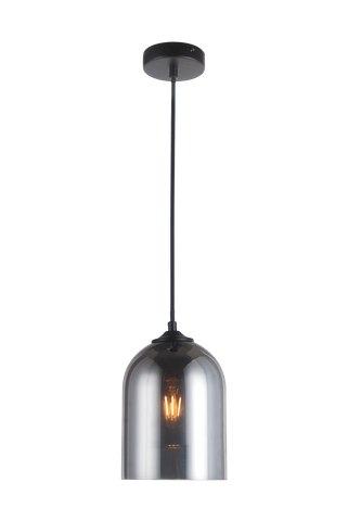 Marco Glass Pendant -BLK