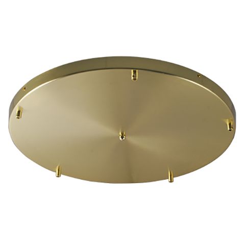 5 Light Gold 550mm Diameter Round Plate