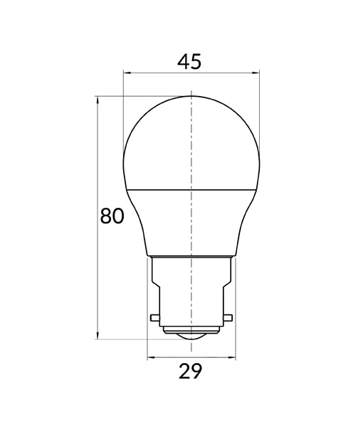 Fancy Round LED Globes Frosted Diffuser