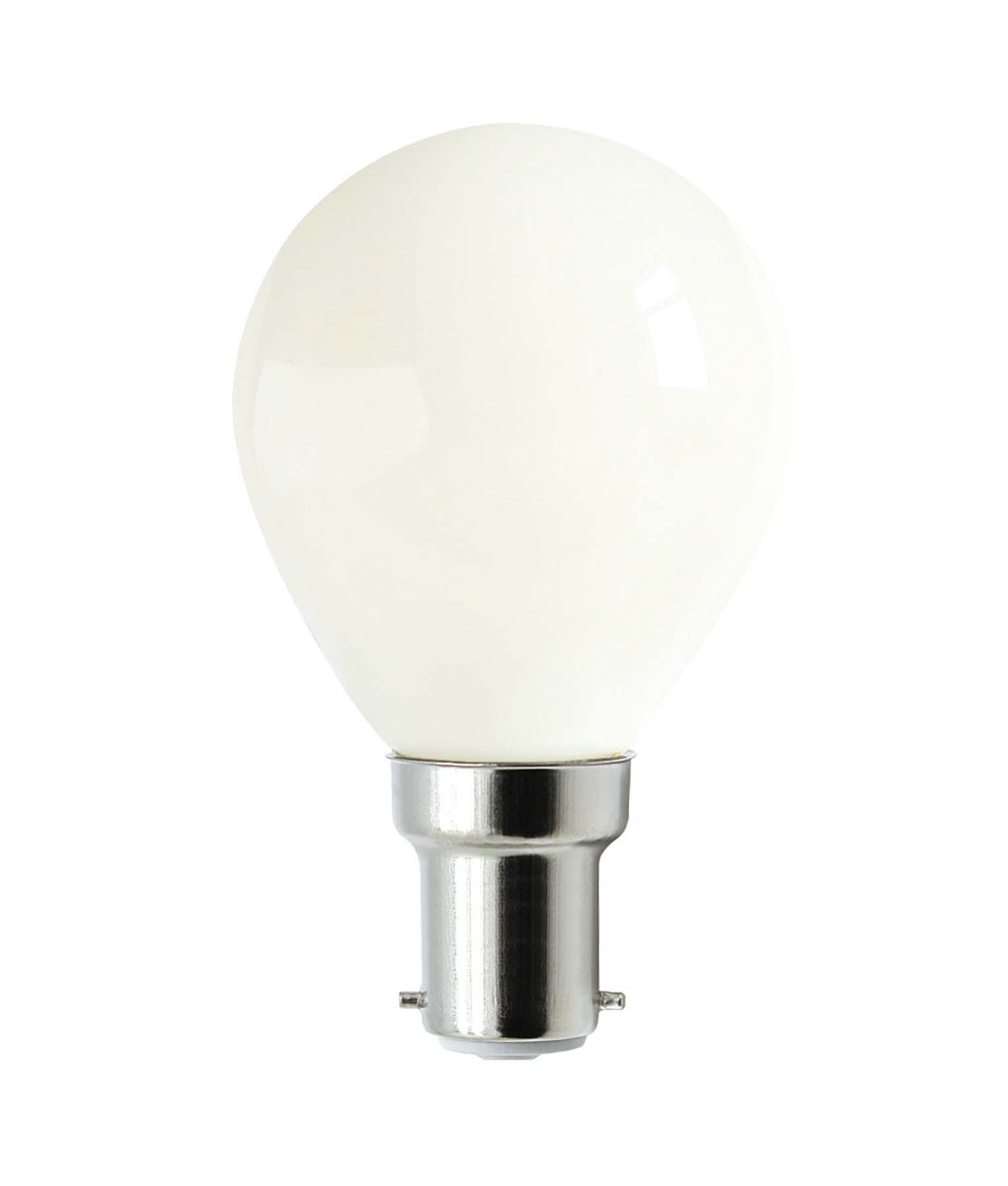 Fancy Round LED Filament Dimmable Frosted Globes