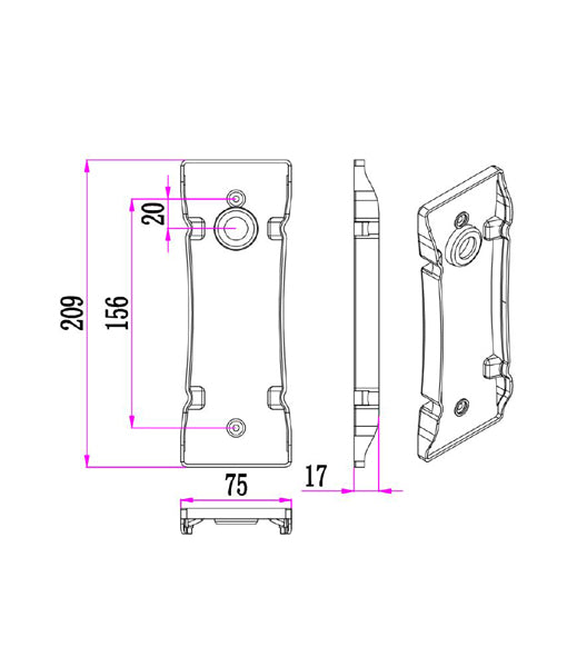 GIROTRI Interior LED Surface Mounted Wall Light