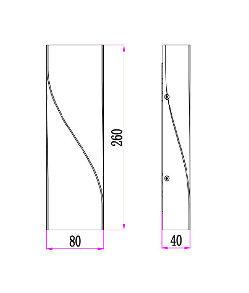 GIROTRI Interior LED Surface Mounted Wall Light