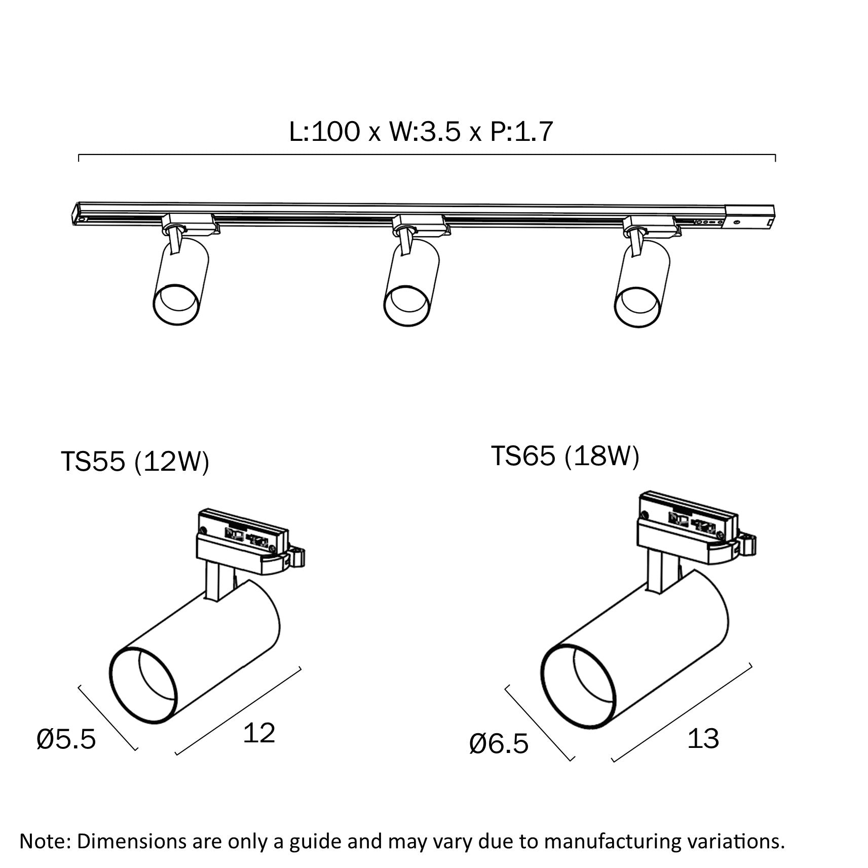 LOGIK TRACK LIGHT 18W