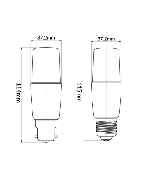 T40 LED Dimmable Globes (9W)