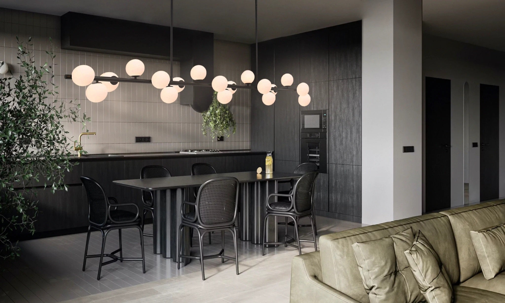 MORAN 18 LIGHTS PENDANT