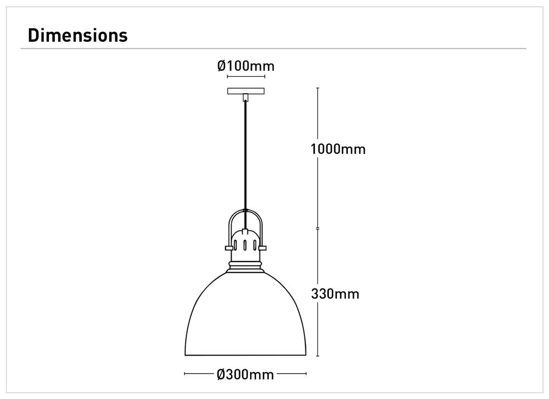 Industry 1Lt Pendant Light