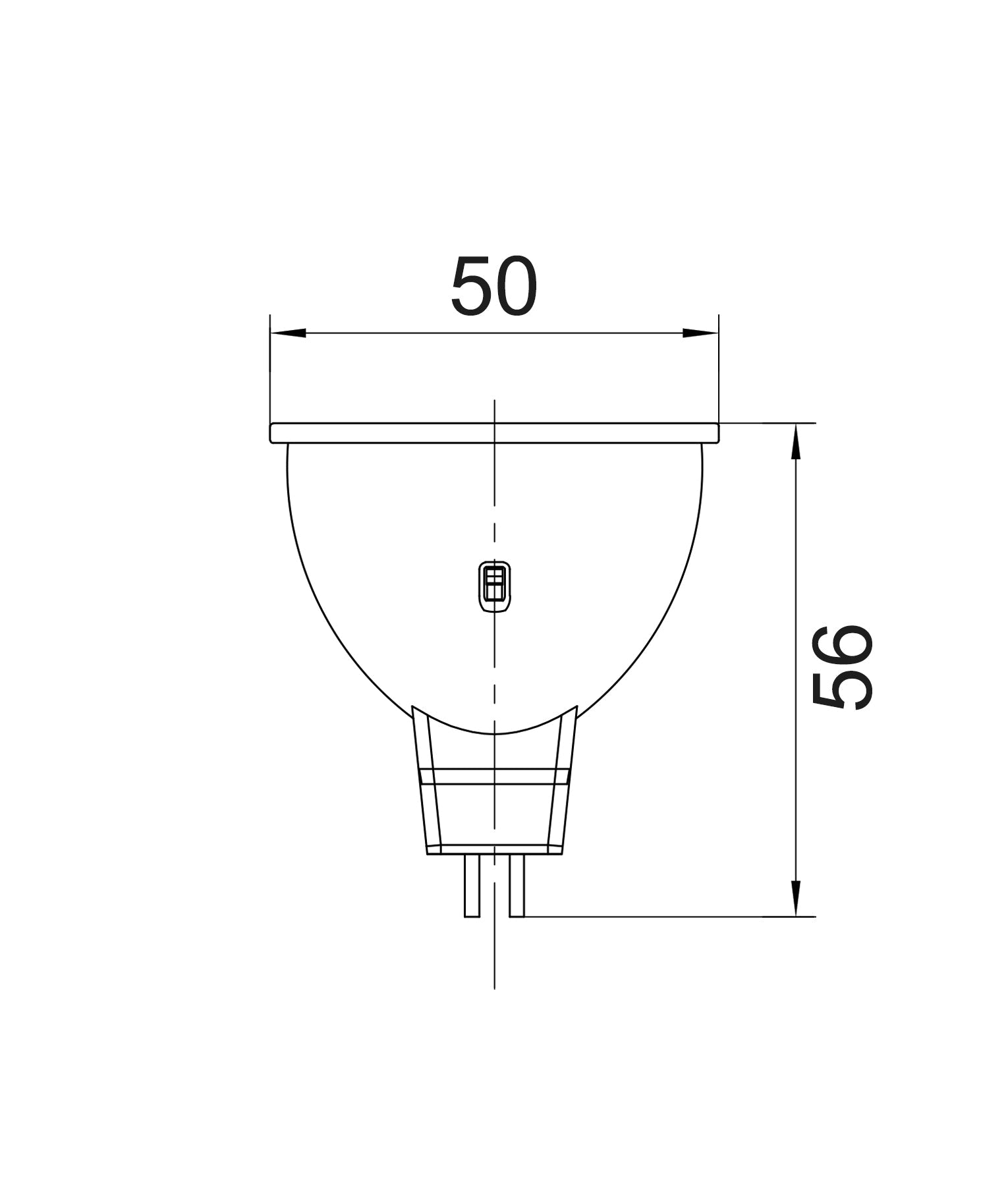 MR16TRI: LED MR16 Tri-CCT Globe (6W)