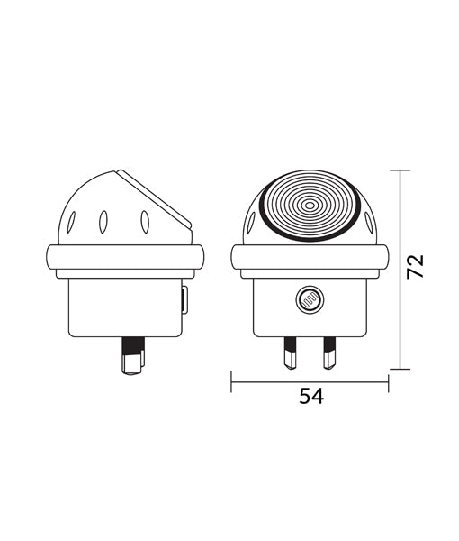 Interior LED Wall Utility Night Light