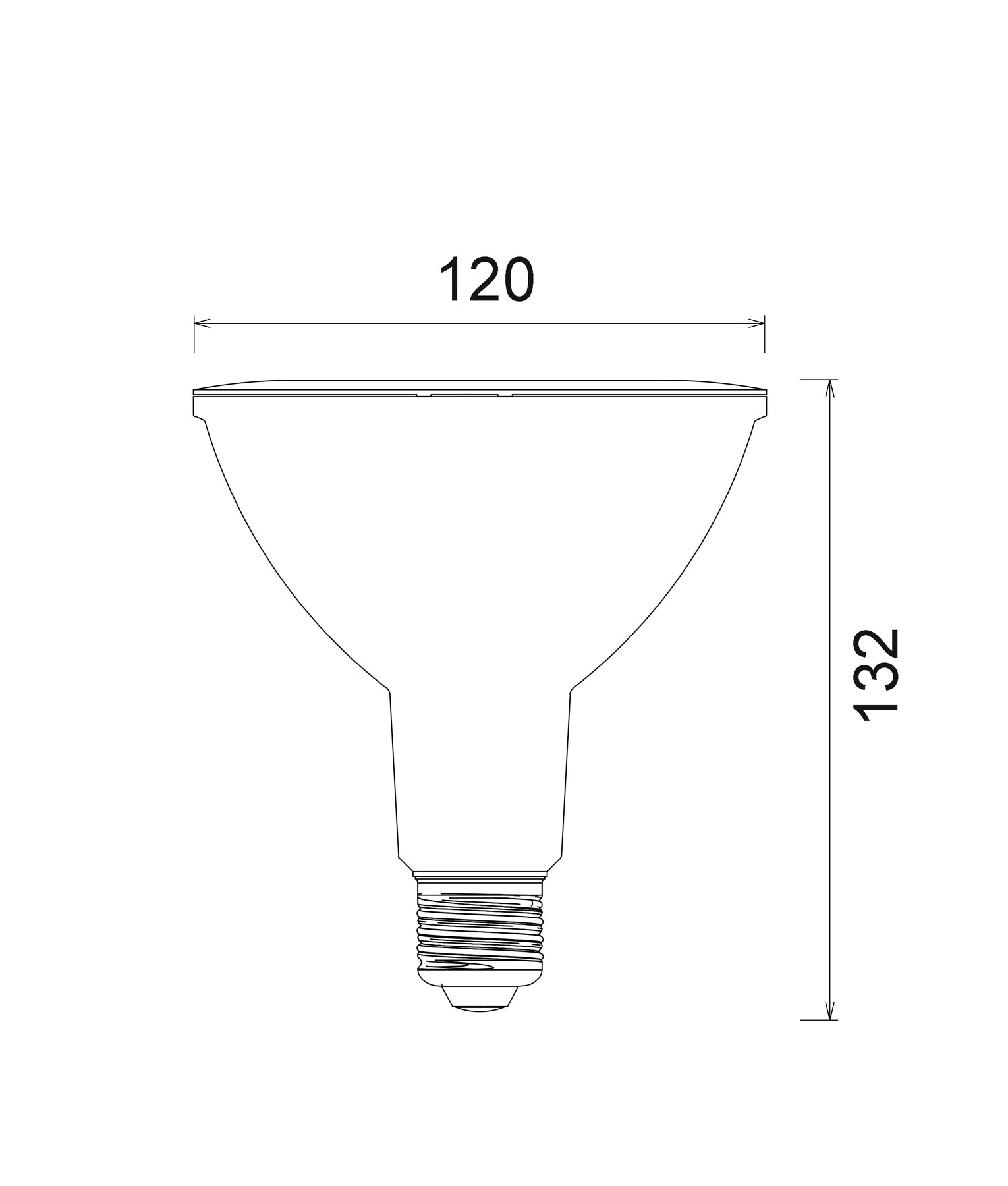 LED PAR38 Globes IP65 (15W)