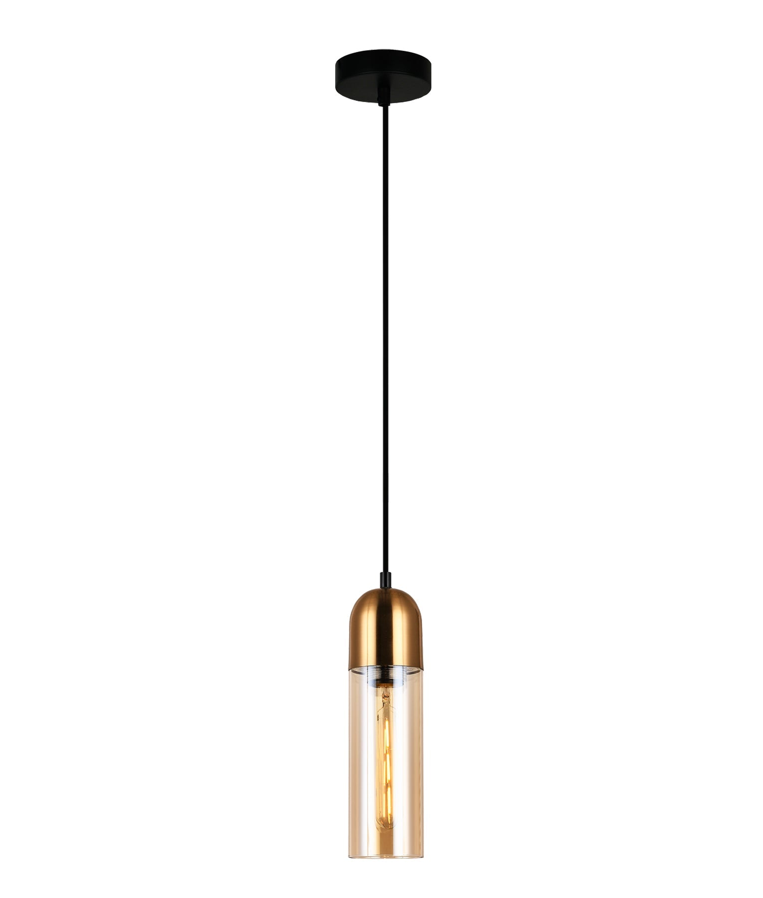 PASTILLE Interior Single Oblong Cut Glass Pendant Lights