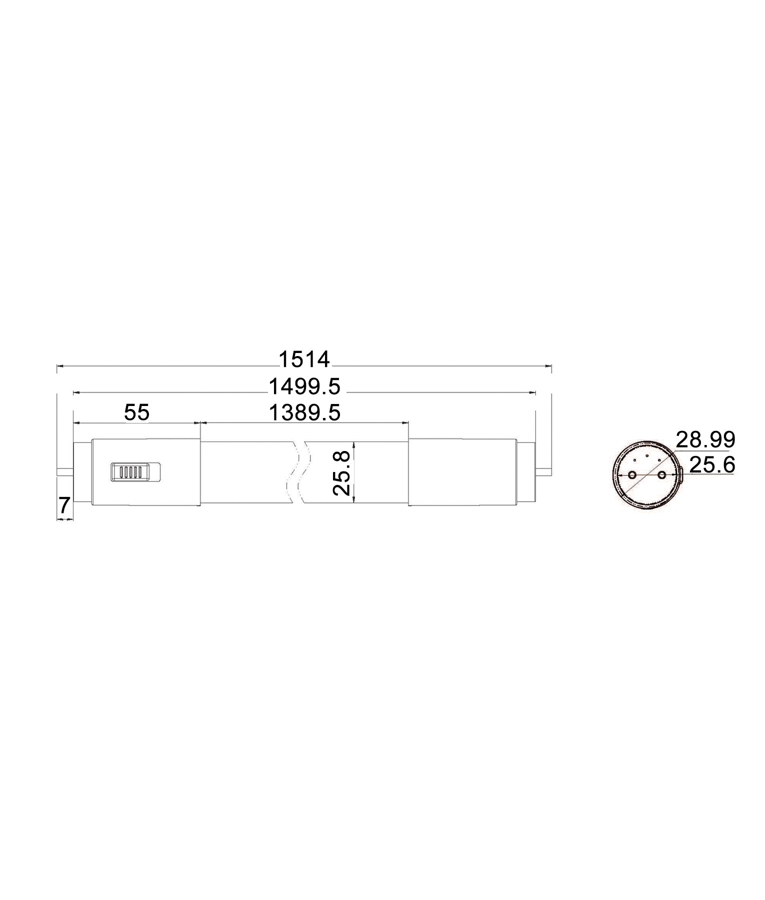 T8 LED Tri-CCT Tubes (4FT & 5FT)