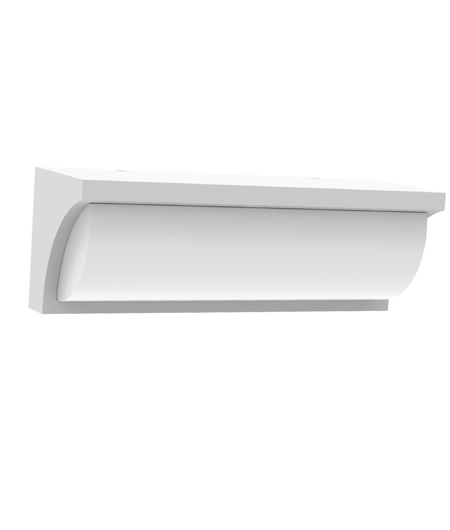 REPISATRI Exterior surface mounted LED Tri-CCT curved wedge wall lights