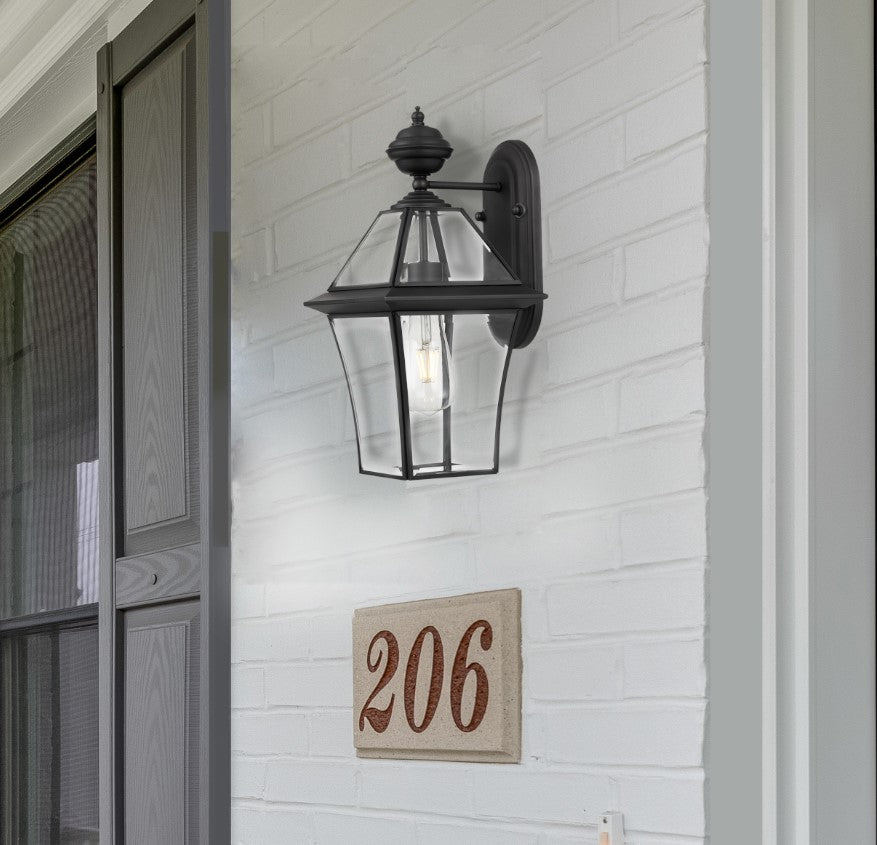 RYE 20 SOLID BRASS EXTERIOR WALL LIGHT