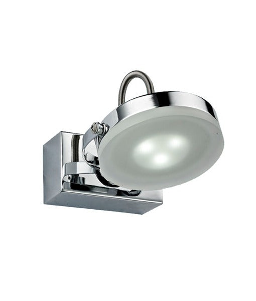 SEATTLE: LED Interior Single Adjustable Chrome Wall Light