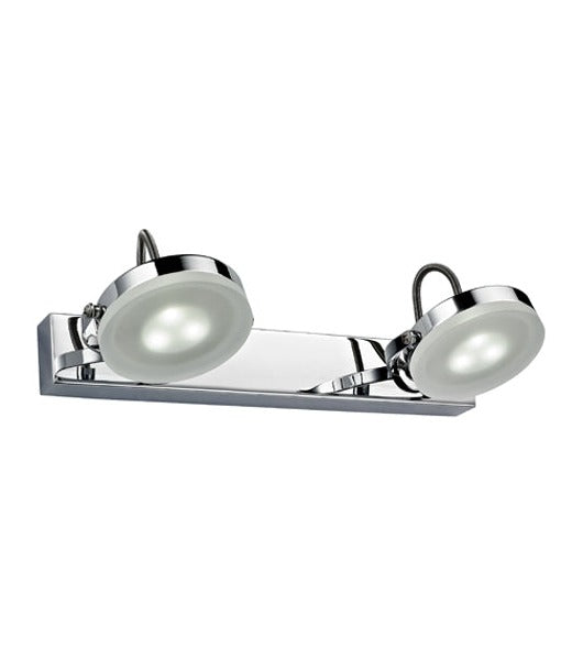 SEATTLE: LED Interior Adjustable Medium Bar Chrome Wall Light