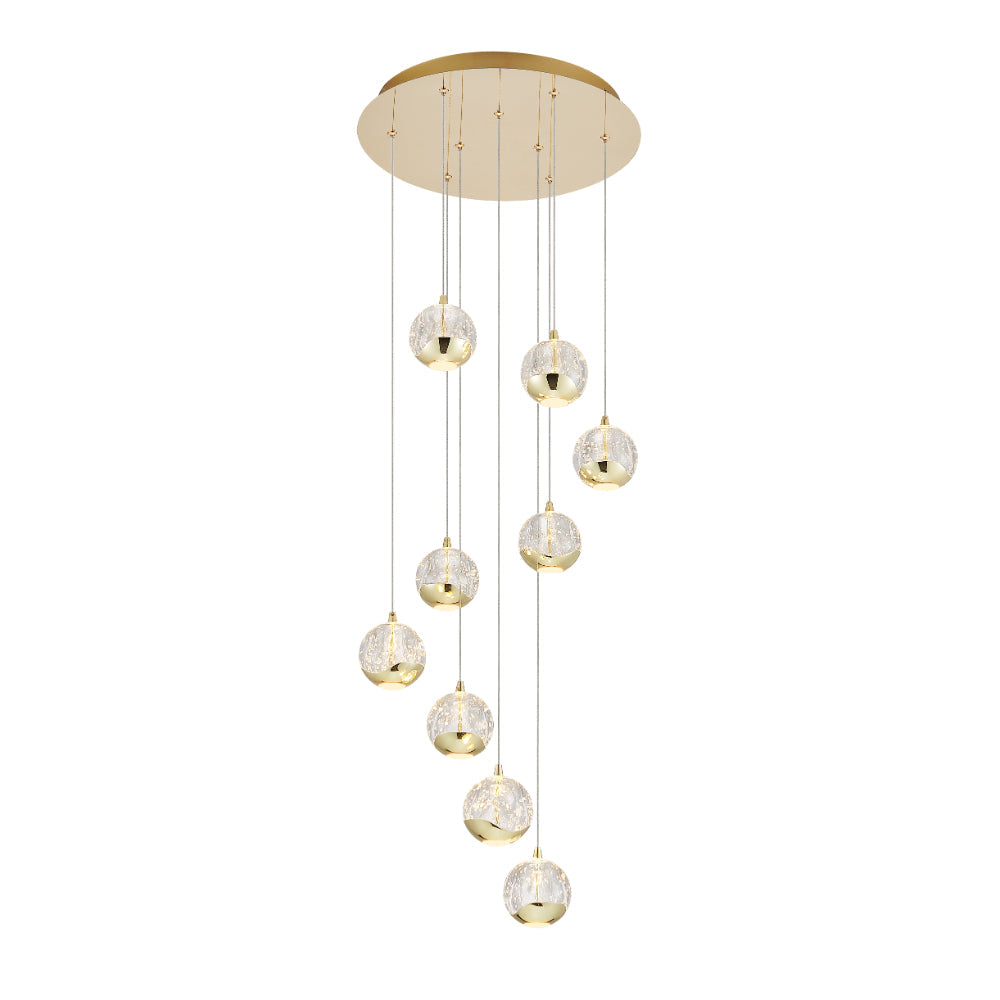 SEGOVIA 9 LIGHT PENDANT