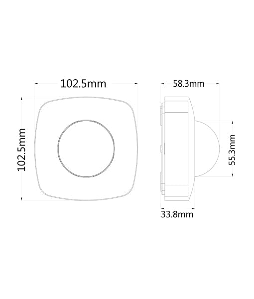 SENS005 : Infrared Surface Mounted Motion Sensors 