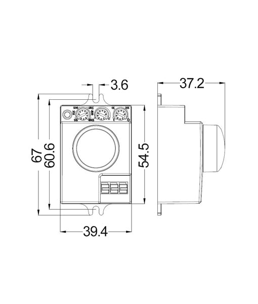 SENS011: Microwave Sensor IP20