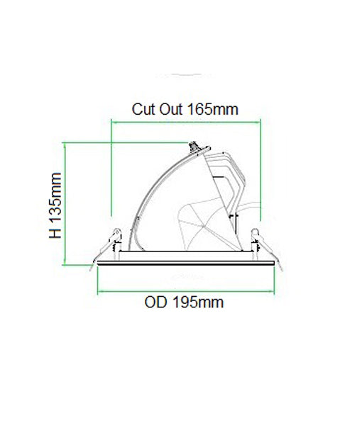 SHOPTRI01 Downlights