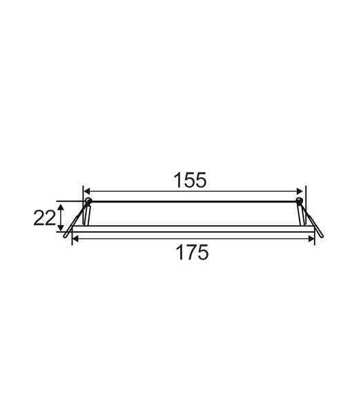 SLICKTRI: LED Dimmable Ultra Slim Tri-CCT Recessed Downlights 