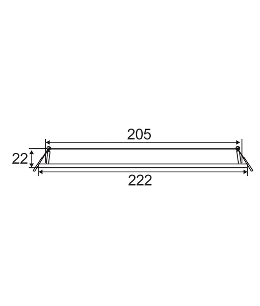 SLICKTRI: LED Dimmable Ultra Slim Tri-CCT Recessed Downlights 